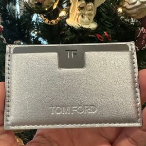 Tom ford silver card holder and mirror